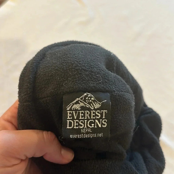 Everest Designs Nepal winter hat 100% wool cap ski hat - Picture 3 of 4